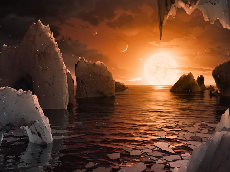 UNSPECIFIED: In this NASA digital illustration handout released on February 22, 2017, an artist's c...