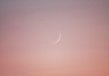 The young moon is setting during a beautiful sunrise. June 2022 new moon do's and don'ts.