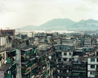 An overview of Kowloon Walled City, probably at the end of the 1980s. (Photo by POST STAFF PHOTOGRAP...