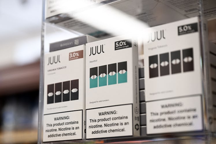 A package of JUUL pods for sale