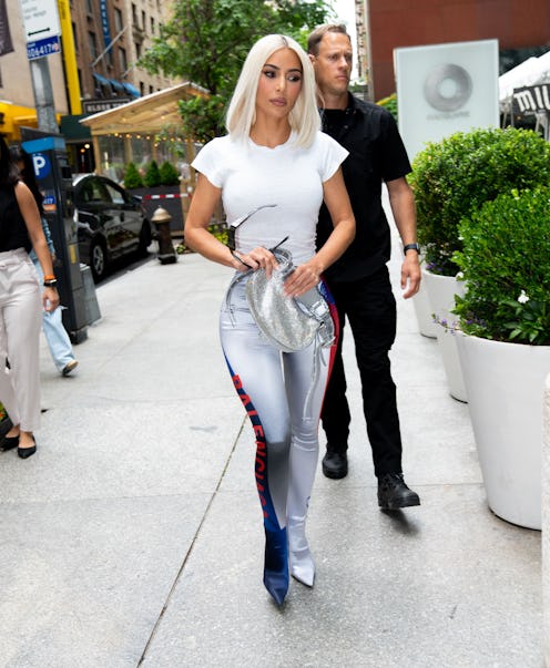 NEW YORK, NEW YORK - JUNE 21: Kim Kardashian is seen on June 21, 2022 in New York City. (Photo by Go...