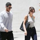 LOS ANGELES CA - MAY 24:  Kendall Jenner and Devin Booker are seen out and about May 24, 2022 in Los...