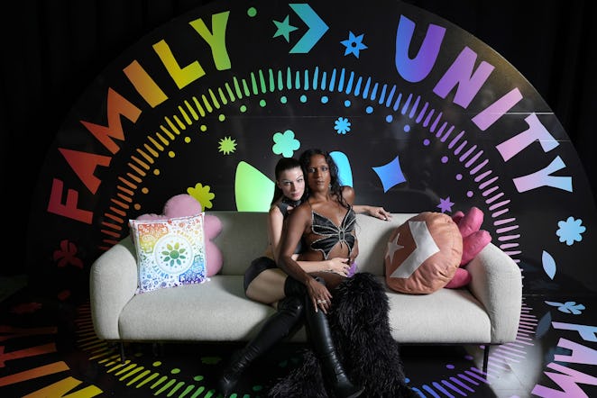 NEW YORK, NEW YORK - JUNE 16: Julia Fox and Richie Shazam attend Converse Presents "Savitree," A Ric...