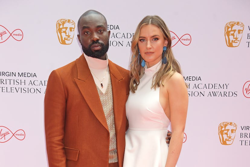 Paapa Essiedu and Rosa Robson arrive at the Virgin Media British Academy Television Awards 2021