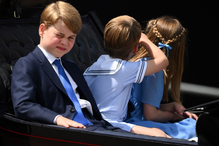 Prince George is a serious guy.