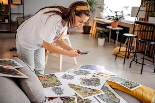 The artist photographs her artwork in her living room. Here’s your June 27 daily horoscope.
