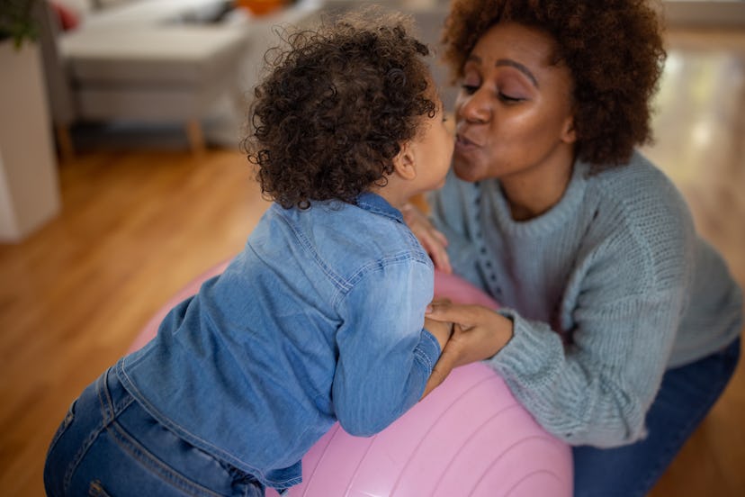 mother and toddler playing together in an article about how to stop breastfeeding a 2-year-old