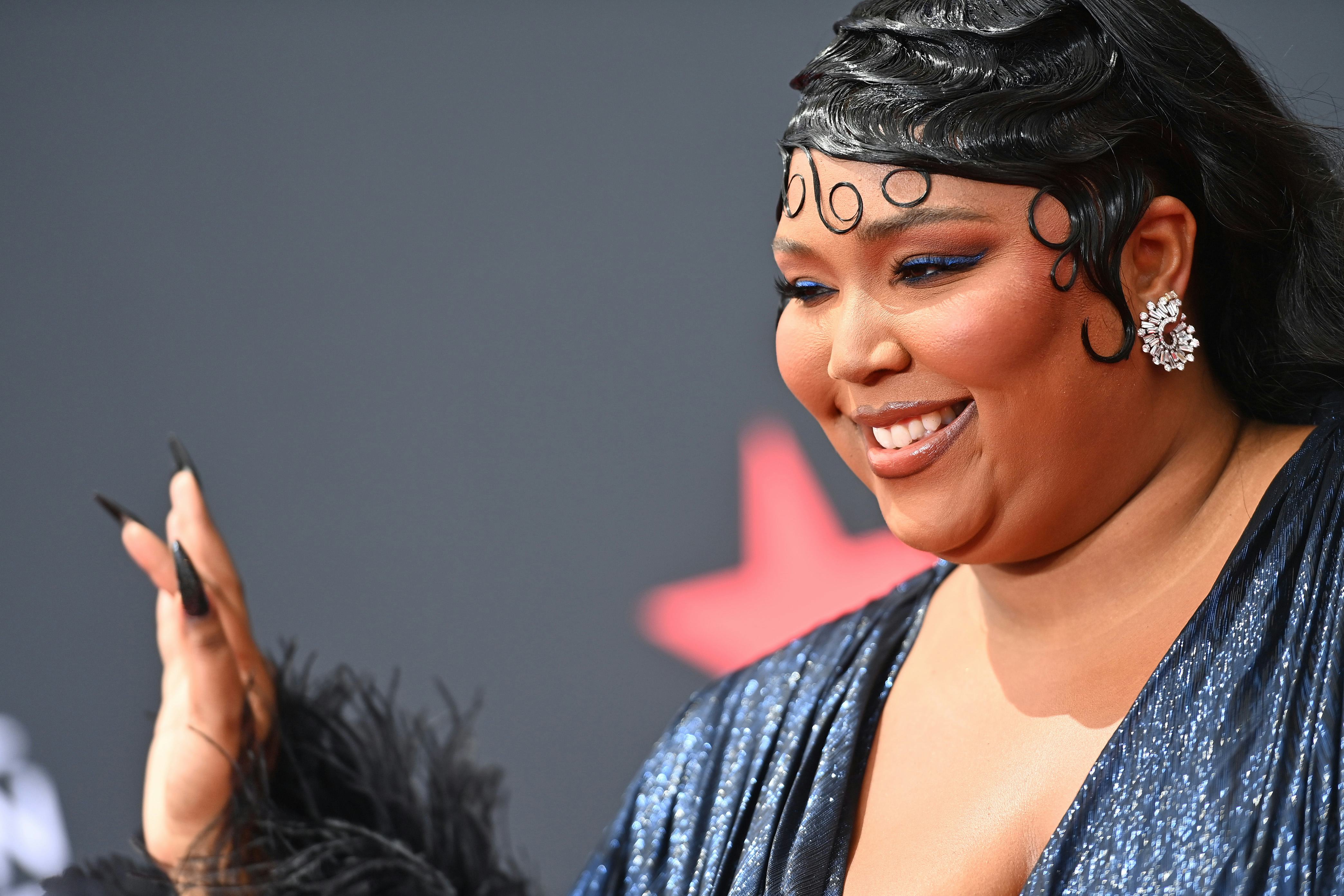 LOS ANGELES, CALIFORNIA - JUNE 26: Lizzo attends the 2022 BET Awards at Microsoft Theater on June 26...