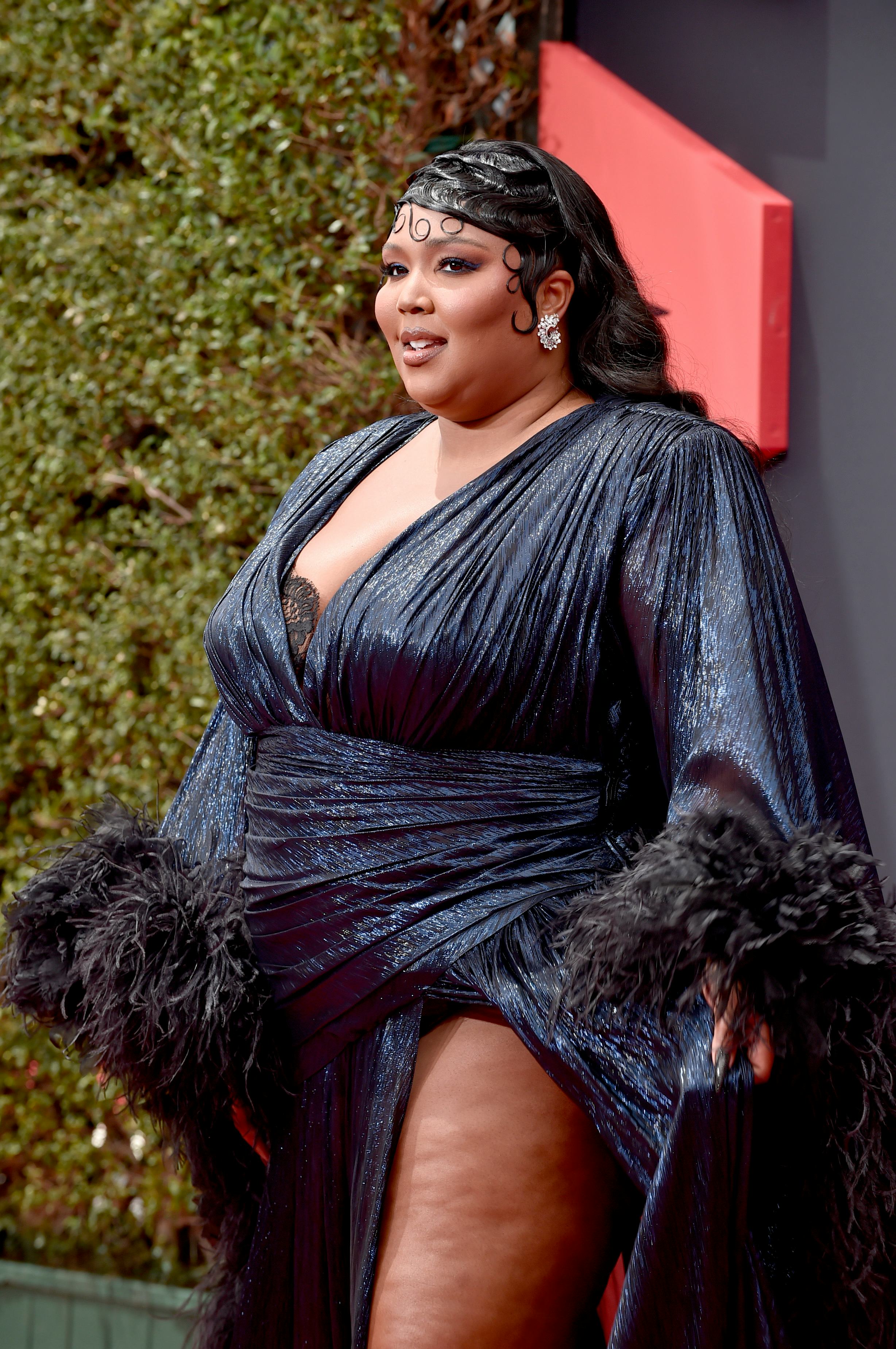 LOS ANGELES, CALIFORNIA - JUNE 26: Lizzo attends the 2022 BET Awards at Microsoft Theater on June 26...