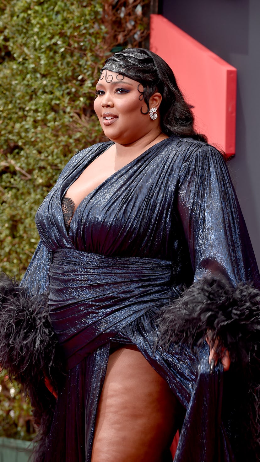 LOS ANGELES, CALIFORNIA - JUNE 26: Lizzo attends the 2022 BET Awards at Microsoft Theater on June 26...