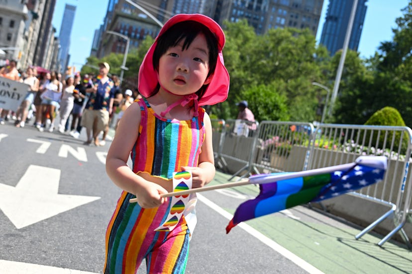 People participate in the New York City Pride Parade on June 26, 2022 in New York City. Planned Pare...