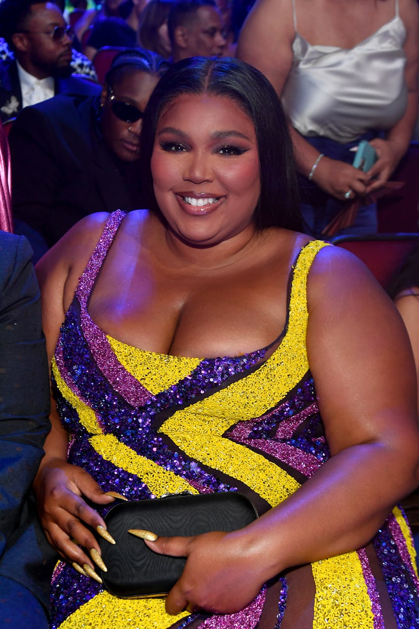 LOS ANGELES, CALIFORNIA - JUNE 26: Lizzo attends the 2022 BET Awards at Microsoft Theater on June 26...