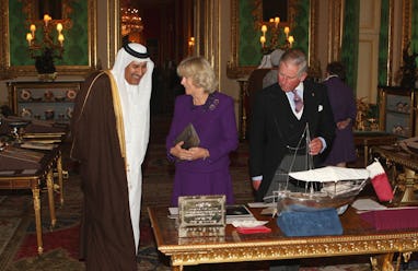 WINDSOR, UNITED KINGDOM - OCTOBER 26: Prince Charles, Prince of Wales and Camilla, Duchess of Cornw...