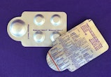 A combination pack of mifepristone (L) and misoprostol tablets, two medicines used together, also ca...
