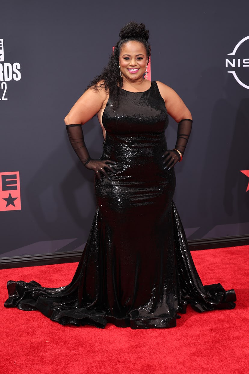 Courtney Nichole attends the 2022 BET Awards at Microsoft Theater on June 26, 2022 in Los Angeles, C...