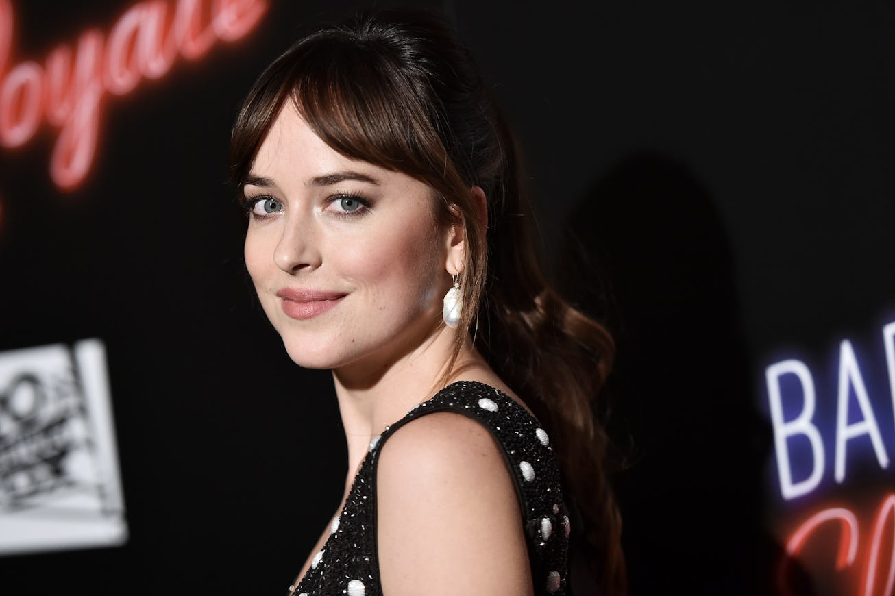 NEW YORK, NY - SEPTEMBER 27: Dakota Johnson arrives at "Bad Times At The El Royale" New York Screen...
