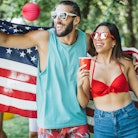 Post a lit photo on Instagram with July 4 captions and quotes for 2022.  