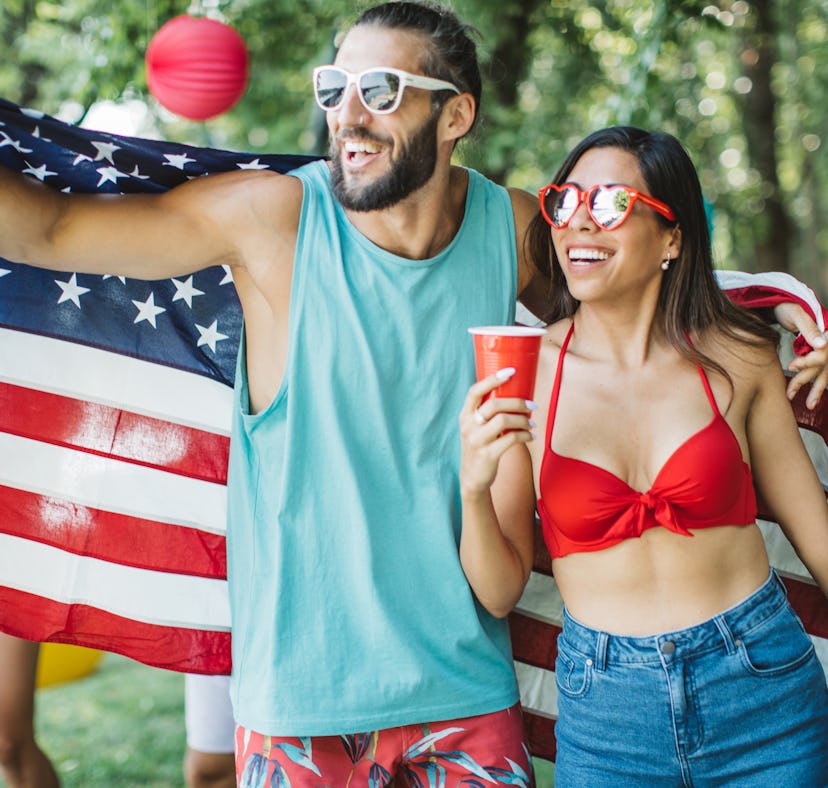 Post a lit photo on Instagram with July 4 captions and quotes for 2022.