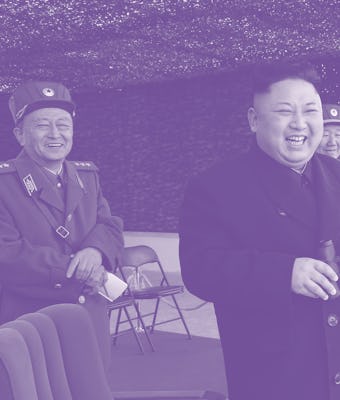 This undated picture released from North Korea's official Korean Central News Agency (KCNA) on April...