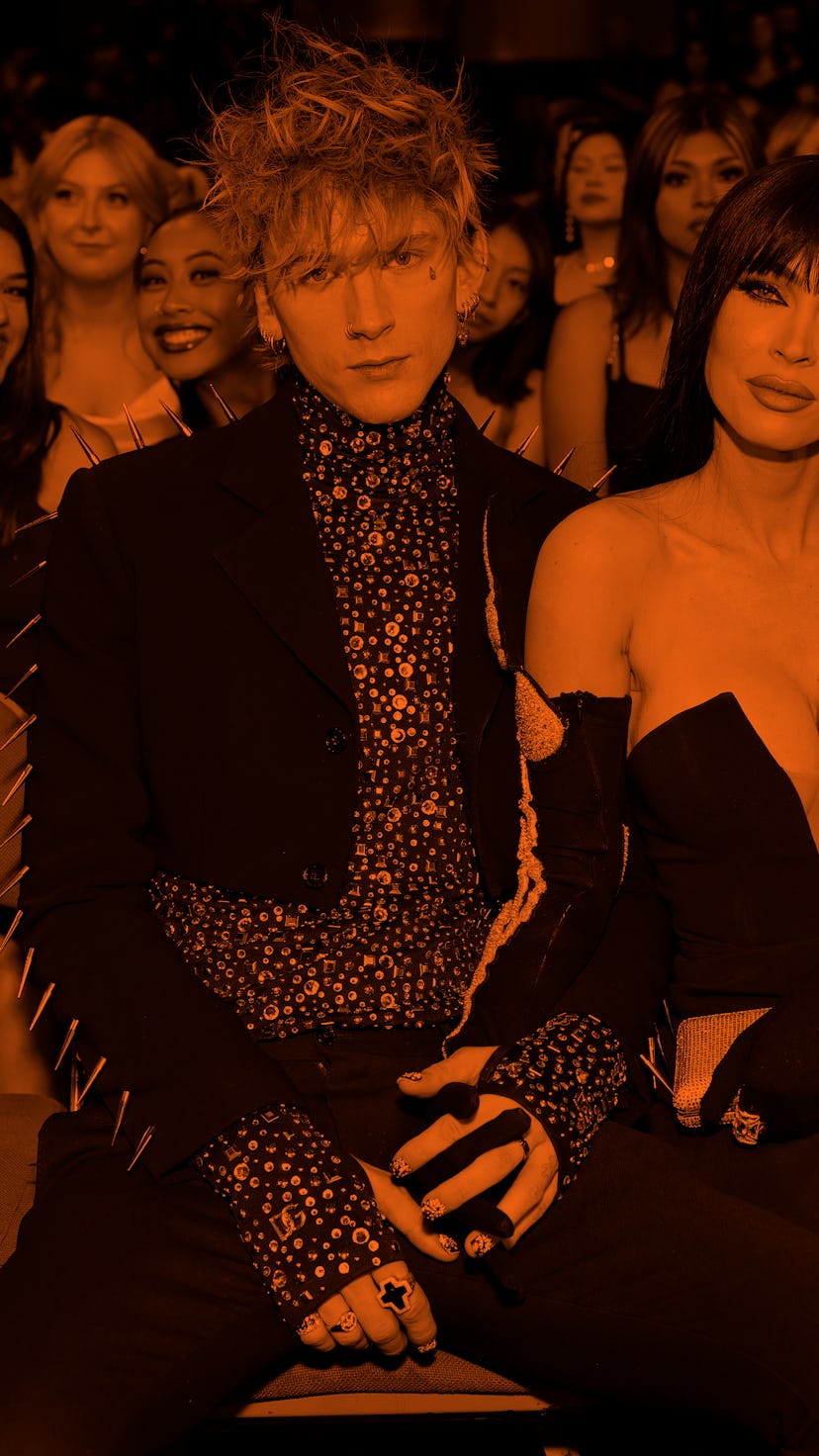 LAS VEGAS, NEVADA - MAY 15: Machine Gun Kelly and Megan Fox attend the 2022 Billboard Music Awards a...