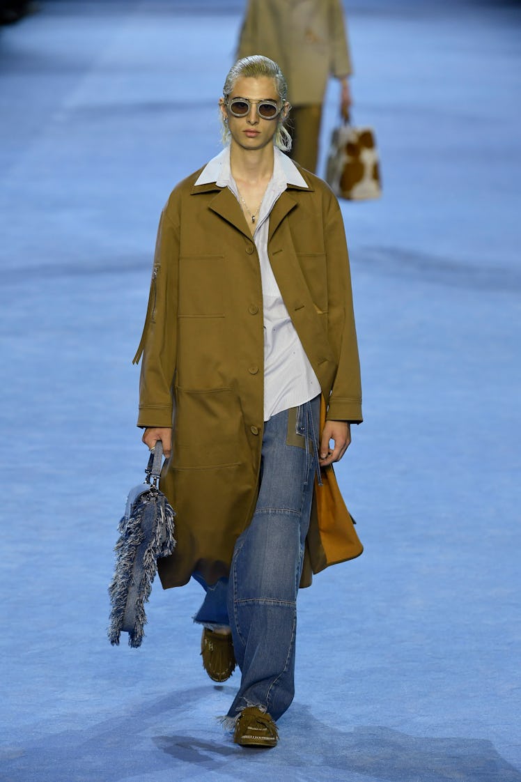 A model walks the runway during the Fendi Ready to Wear Spring/Summer 2023 fashion show