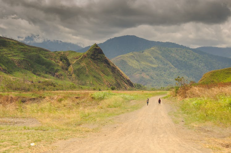 remote hills in central Papua New Guinea