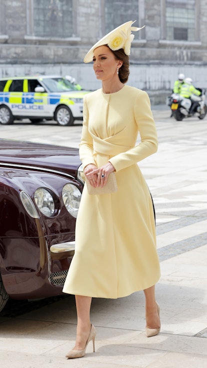 Kate Middleton wore yellow for the Jubilee Church Service 