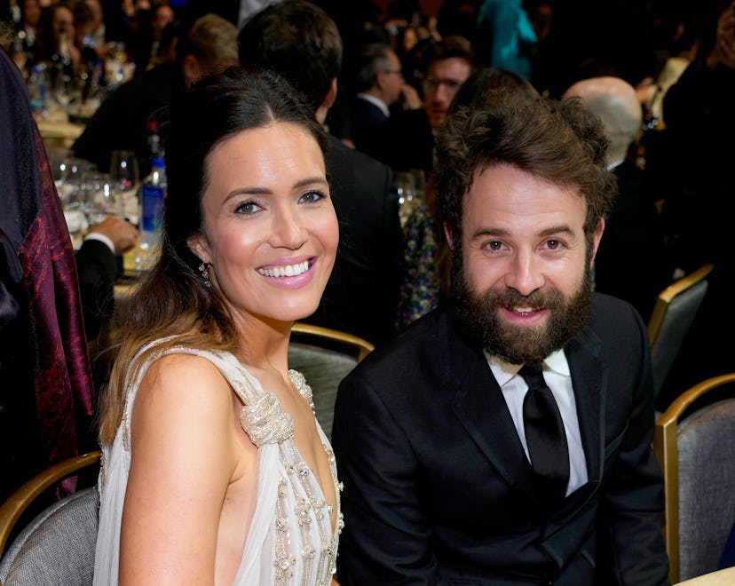 LOS ANGELES, CALIFORNIA - MARCH 13: (L-R) Mandy Moore and Taylor Goldsmith attend the 27th Annual Cr...