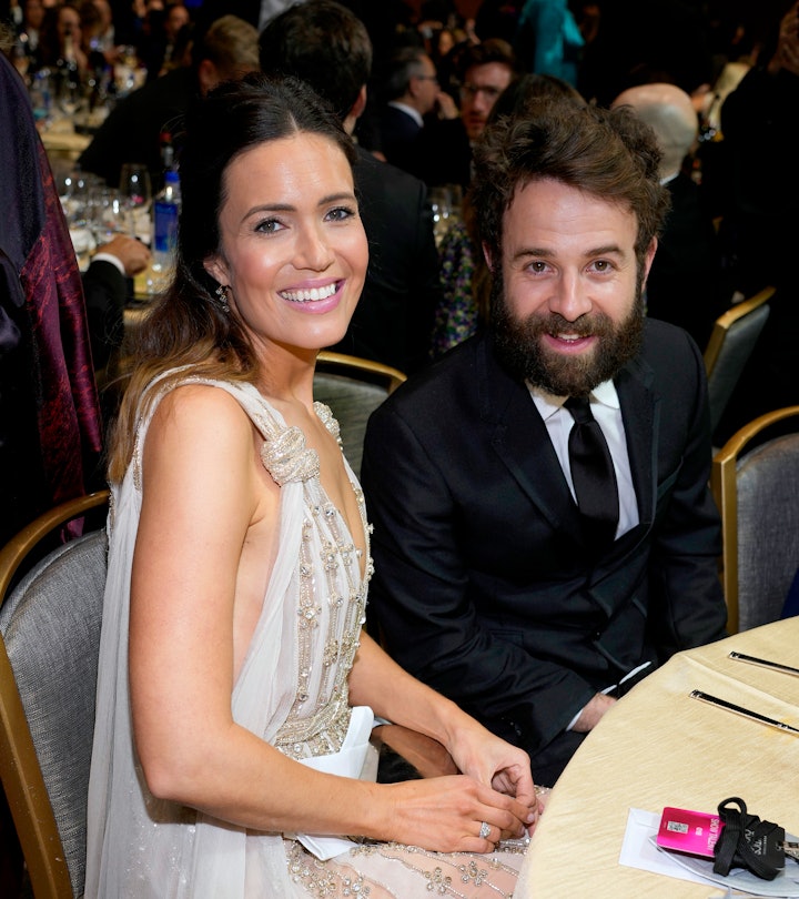 LOS ANGELES, CALIFORNIA - MARCH 13: (L-R) Mandy Moore and Taylor Goldsmith attend the 27th Annual Cr...