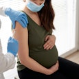 A new study has found that getting vaccinated while pregnant can lend months of continued COVID-19 p...