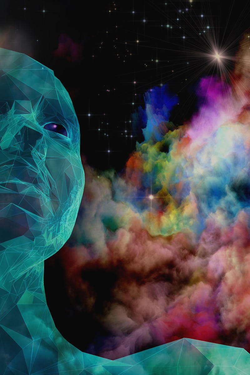 human and space, the concept of the composition of progress, science and spirituality