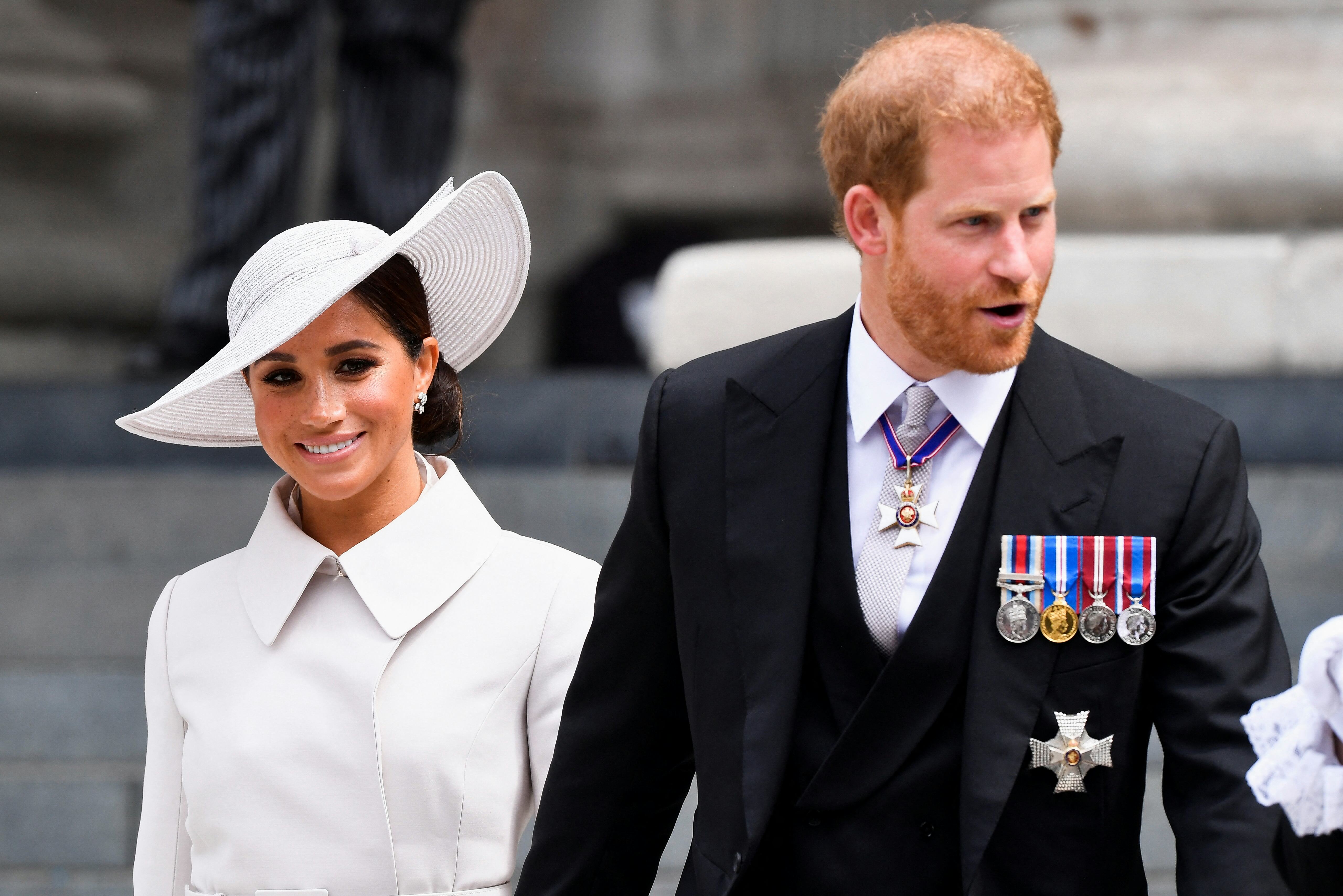 On June 3, Prince Harry and Meghan Markle received rousing reactions upon arriving to this year's Pl...
