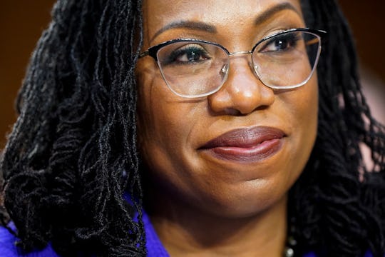 WASHINGTON, DC - MARCH 21: Judge Ketanji Brown Jackson listens during her Senate Judiciary Committee...