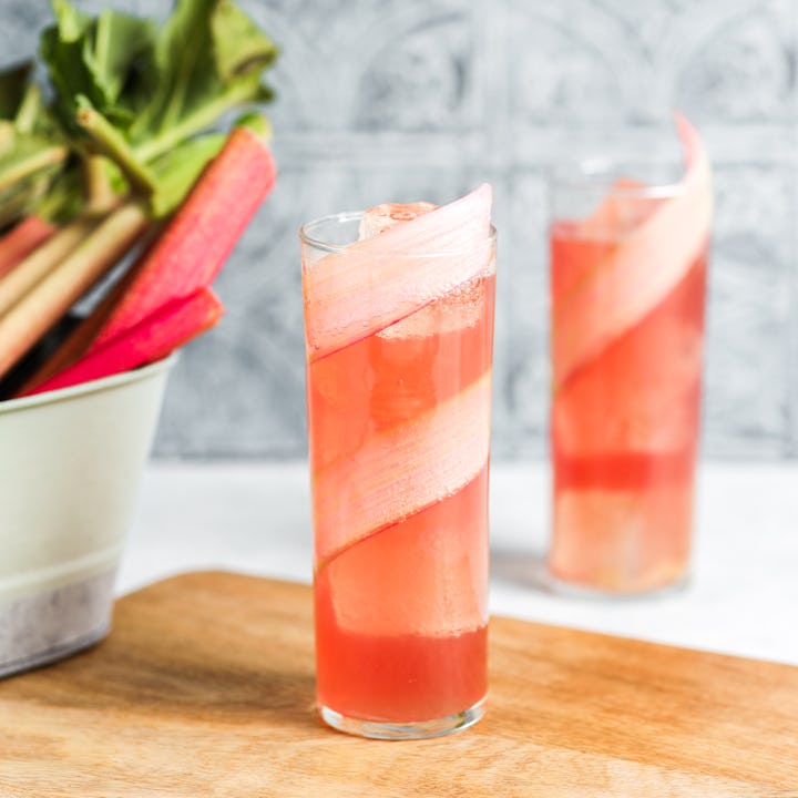 A boozy pink spritz summer aperitif cocktail is an ideal 4th of July drink.