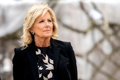 US First Lady Jill Biden floral dress