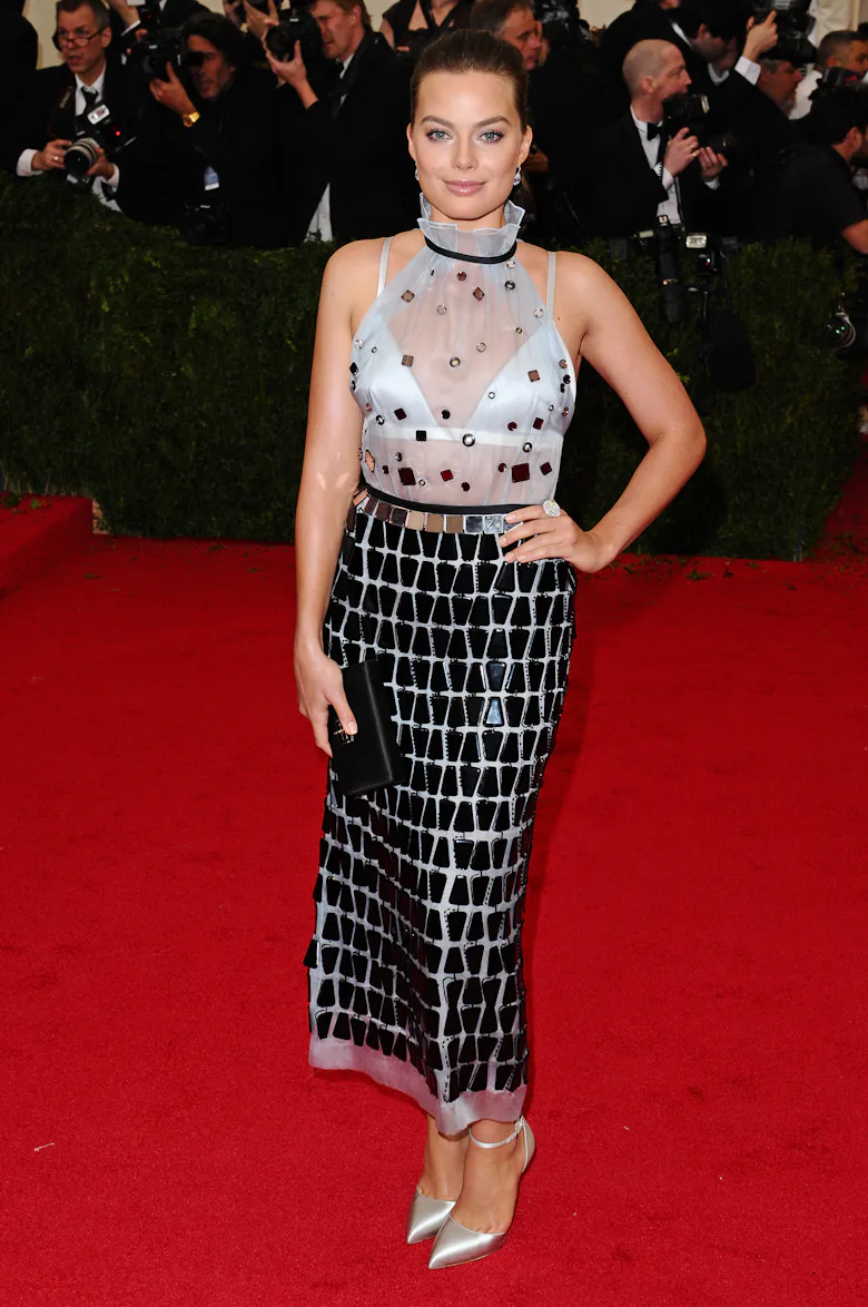 Margot Robbie attends the 'Charles James: Beyond Fashion'