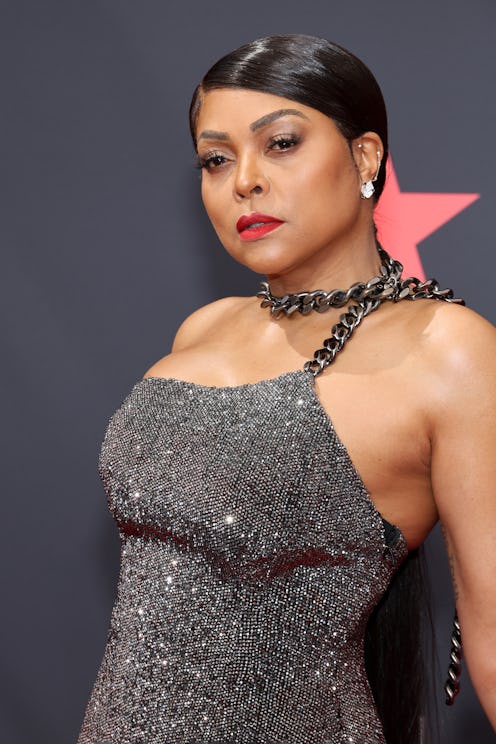 LOS ANGELES, CALIFORNIA - JUNE 26: Taraji P. Henson attends the 2022 BET Awards at Microsoft Theater...