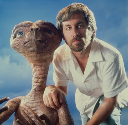 Los Angeles - CIRCA 1982: E.T.: The Extra-Terrestrial and Steven Speilberg poses for a portrait in L...
