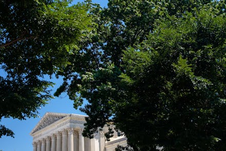 The US Supreme Court in Washington, DC, on June 29, 2022. - Nearing the end of their term, the Supre...