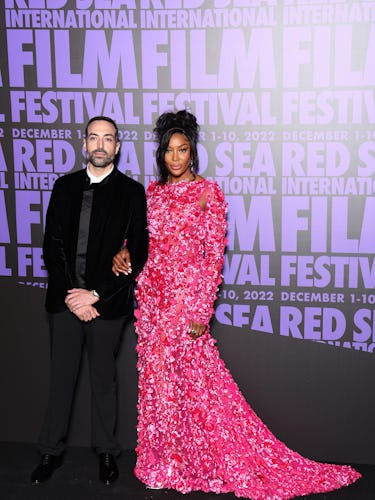 Mohammed Al Turki and Naomi Campbell