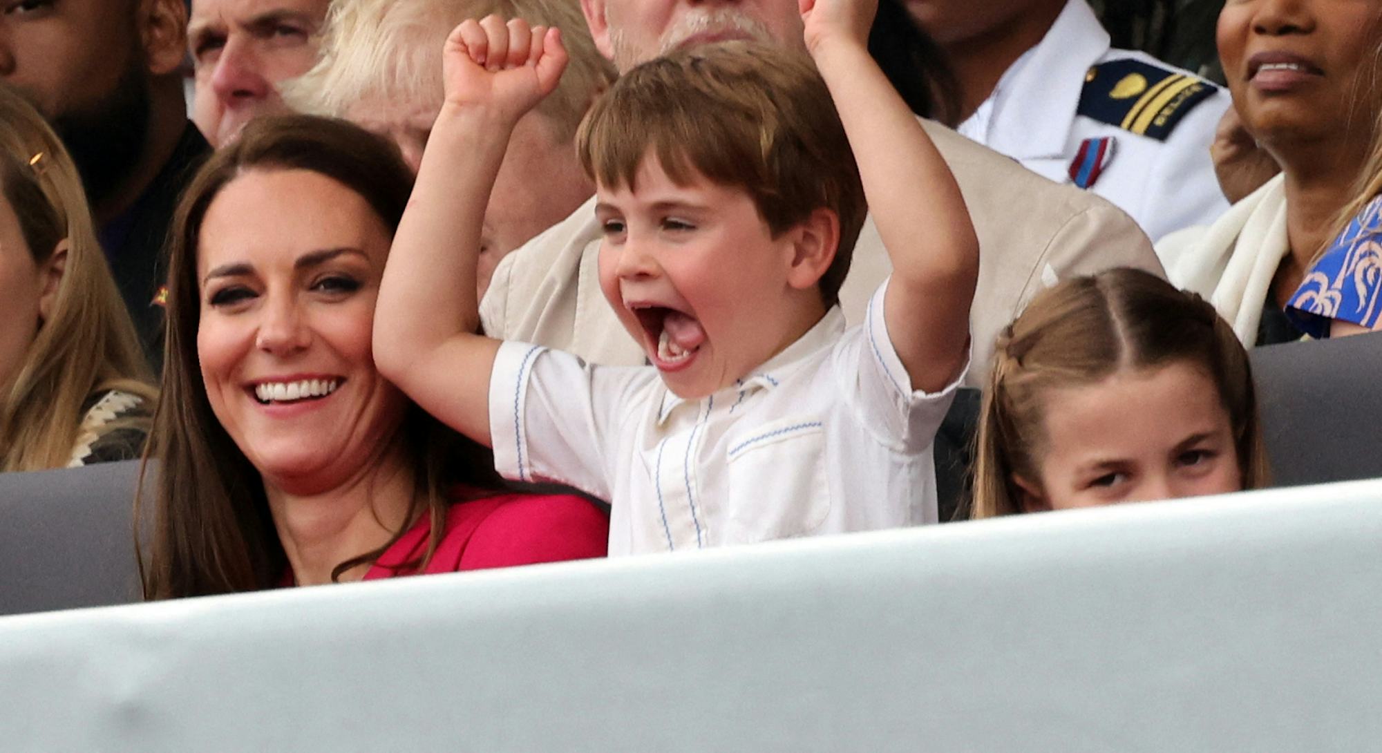 Photos Of Prince Louis' Faces During The Queen's Jubilee Are Pure Gold