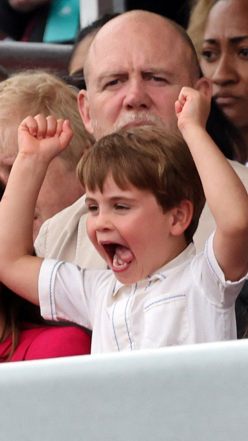 Prince Louis attended the Platinum Jubilee celebrations with his family. Photo via Getty Images