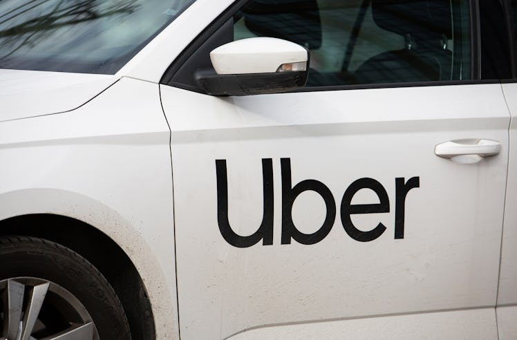 Uber car in Warsaw, Poland on February 27, 2019 (Photo by Mateusz Wlodarczyk/NurPhoto via Getty Imag...