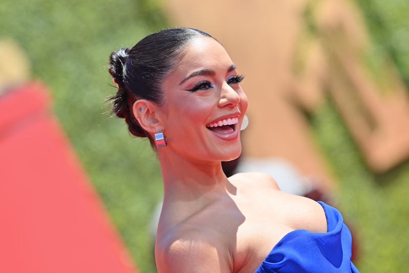 SANTA MONICA, CALIFORNIA - JUNE 05: Vanessa Hudgens attends the 2022 MTV Movie & TV Awards at Barker...