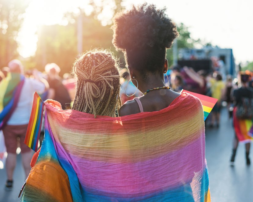 couple at a pride parade, pride quotes