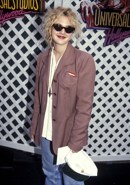 UNIVERSAL CITY,CA - JUNE 1:   Actress Drew Barrymore attend the E.T. Adventure Ride Grand Opening Ce...