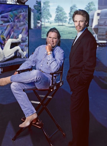 Don Simpson (left) with Jerry Bruckheimer.