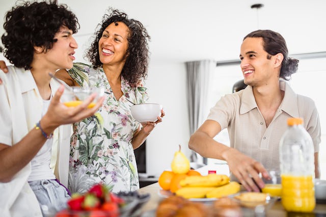 Asking trivia questions for teens during mealtime is a great for both bonding and keeping kids' mind...