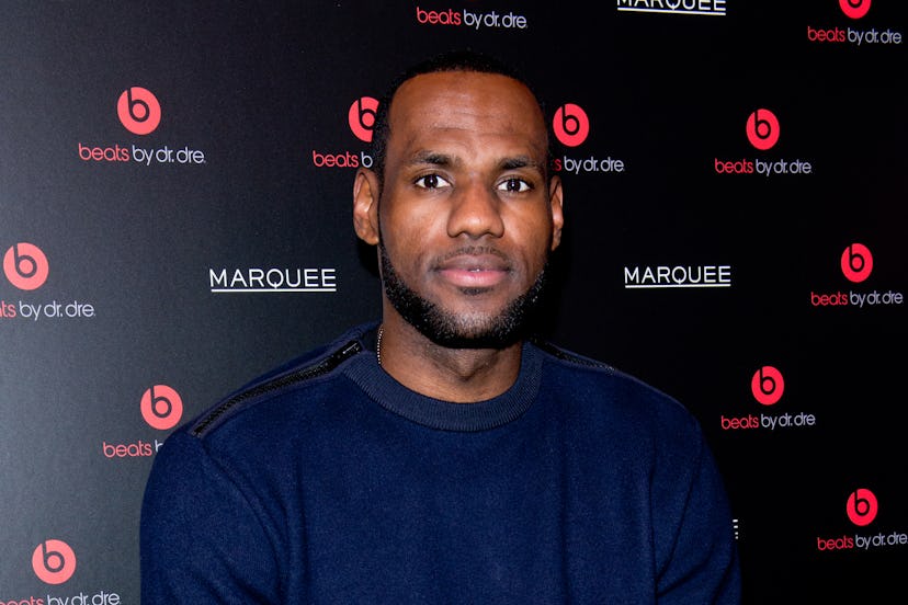 NEW YORK, NY - JANUARY 31:  LeBron James attends Beats By Dr. Dre special event At Marquee New York ...