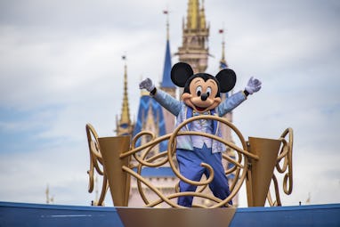 ORANGE COUNTY, FLORIDA, USA - JUNE 1: Mickey Mouse and friends take part in a cavalcade parade on M...